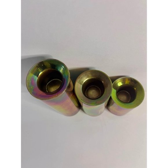 Brass Modern Candle Votive/Taper Candle Holders - Picture 2 of 10